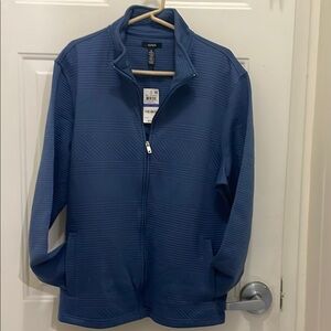 Alfani Men's Textured Blue Jacket